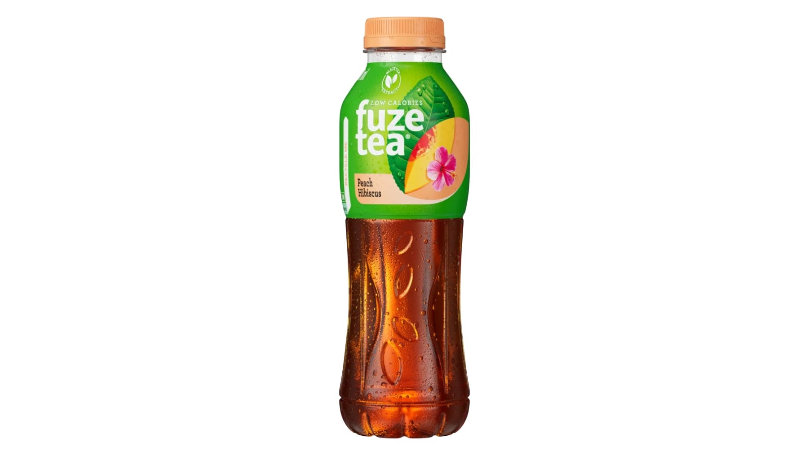 Fuzetea Iced Black Tea with Peach and Hibiscus 500ml